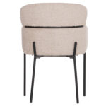 ΠΟΛΥΘΡΟΝΑ WOLF HM8583.02 ΕΚΡΟΥ ΥΦΑΣΜΑ ΜΠΟΥΚΛΕ ΜΕ ΜΕΤΑΛΛΙΚΑ ΠΟΔΙΑ 56x62x80Yεκ. - Image 6