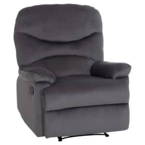 ΠΟΛΥΘΡΟΝΑ RELAX BRAYLEN HM3298.01 ΓΚΡΙ ΒΕΛΟΥΔΟ 85x90x95Υεκ.