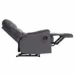 ΠΟΛΥΘΡΟΝΑ RELAX BRAYLEN HM3298.01 ΓΚΡΙ ΒΕΛΟΥΔΟ 85x90x95Υεκ. - Image 4