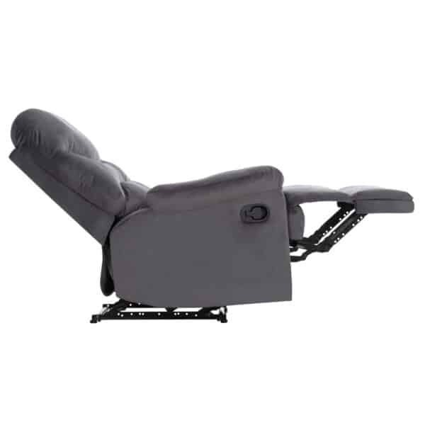 ΠΟΛΥΘΡΟΝΑ RELAX BRAYLEN HM3298.01 ΓΚΡΙ ΒΕΛΟΥΔΟ 85x90x95Υεκ. - Image 4