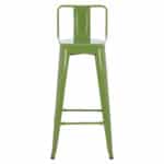 ΣΚΑΜΠΟ BAR ΜΕΤΑΛΛΙΚΟ MELITA ME ΠΛΑΤΗ ΣΕ LIGHT OLIVE GREEN HM8643.13 43Χ43Χ100Yεκ. - Image 3