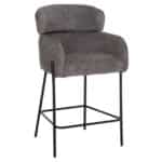 ΣΚΑΜΠΟ ΜΕΣ. ΥΨΟΥΣ WOLF HM8584.01 ΓΚΡΙ ΥΦΑΣΜΑ ΜΠΟΥΚΛΕ-ΜΕΤΑΛΛΙΚΑ ΠΟΔΙΑ 56x57x98Yεκ.