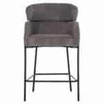 ΣΚΑΜΠΟ ΜΕΣ. ΥΨΟΥΣ WOLF HM8584.01 ΓΚΡΙ ΥΦΑΣΜΑ ΜΠΟΥΚΛΕ-ΜΕΤΑΛΛΙΚΑ ΠΟΔΙΑ 56x57x98Yεκ. - Image 3