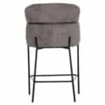 ΣΚΑΜΠΟ ΜΕΣ. ΥΨΟΥΣ WOLF HM8584.01 ΓΚΡΙ ΥΦΑΣΜΑ ΜΠΟΥΚΛΕ-ΜΕΤΑΛΛΙΚΑ ΠΟΔΙΑ 56x57x98Yεκ. - Image 6