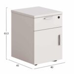 ΣΥΡΤΑΡΙΕΡΑ/ΝΤΟΥΛΑΠΙ STORTEC HM18287 ΜΕΛΑΜΙΝΗ ΣΕ ΕΚΡΟΥ 40x45x63,5Υεκ - Image 2