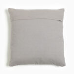 SILVER Z ΔΙΑΚΟΣΜΗΤΙΚΟ ΜΑΞΙΛΑΡΙ 50x50x10cm ΥΦΑΣΜΑ ΓΚΡΙ 014525 - Image 2