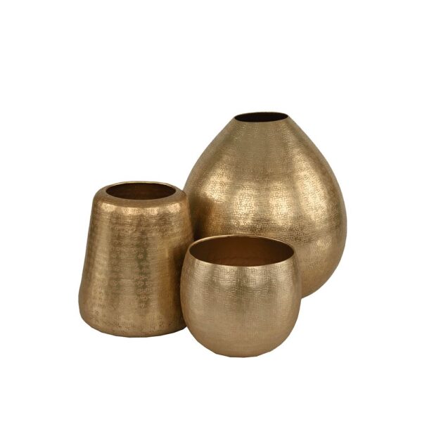 OSCAR ΒΑΖΟ 18x18x18cm ΑΛΟΥΜΙΝΙΟ ΣΑΜΠΑΝΙ 014923 - Image 3