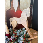 JEU ΔΙΑΚΟΣΜΗΤΙΚΟ ΚΟΥΝΙΣΤΟ ΑΛΟΓΟ 41x10x41cm ΞΥΛΟ MANGO ΦΥΣΙΚΟ 015615 - Image 3