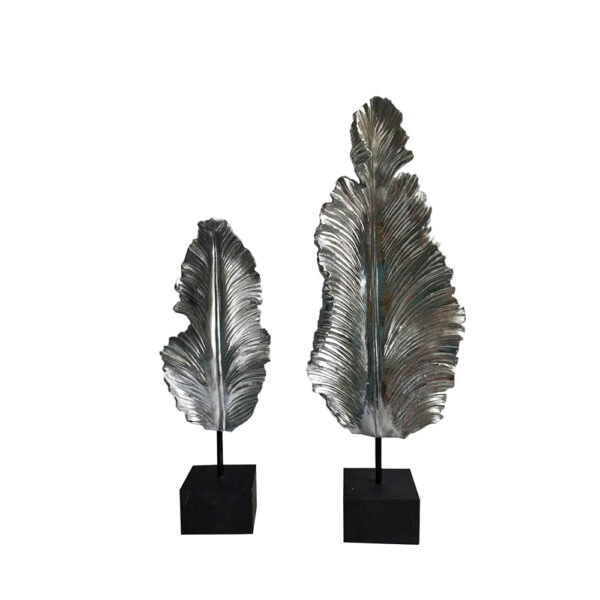 FILO ΔΙΑΚΟΣΜΗΤΙΚΟ TOTEM 24x12x62cm POLYRESIN ΑΣΗΜΙ ΜΑΥΡΟ ΞΥΛΟ 016214 - Image 3