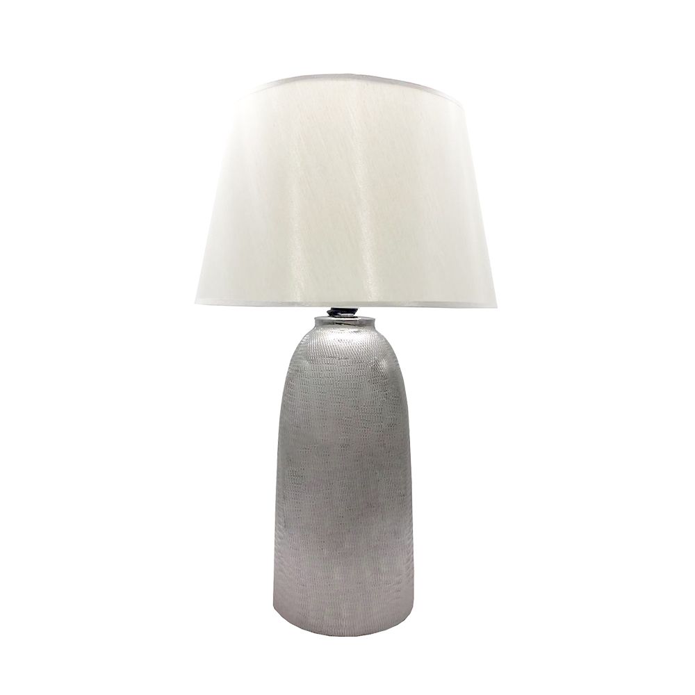 016237-nK02p-first-_1 ARGENT ΦΩΤΙΣΤΙΚΟ ΕΠΙΤΡΑΠΕΖΙΟ 40x40x67cm ΚΕΡΑΜΙΚΟ ΑΣΗΜΙ ΛΕΥΚΟ ΥΦΑΣΜΑ 016237 - Image 1