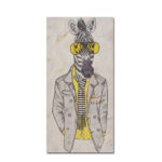 MR.ZEBRA ΠΙΝΑΚΑΣ ΔΙΑΚΟΣΜΗΣΗΣ 30x60x2cm ΚΑΜΒΑΣ ΠΟΛΥΧΡΩΜΟ ΞΥΛΟ 016254