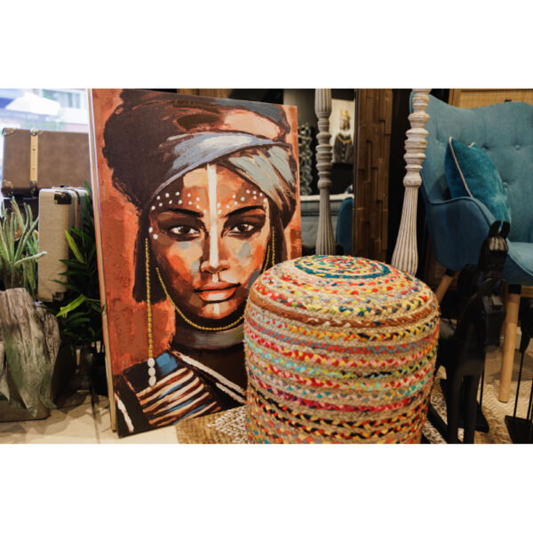 BANDU ΠΙΝΑΚΑΣ ΔΙΑΚΟΣΜΗΣΗΣ 60x90x3cm ΚΑΜΒΑΣ ΠΟΛΥΧΡΩΜΟ ΞΥΛΟ 016278 - Image 3