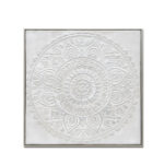 SAVOIR ΠΙΝΑΚΑΣ ΔΙΑΚΟΣΜΗΣΗΣ 62x62x5cm ΚΑΜΒΑΣ ΛΕΥΚΟ ΧΡΥΣΟ ΞΥΛΟ 016284