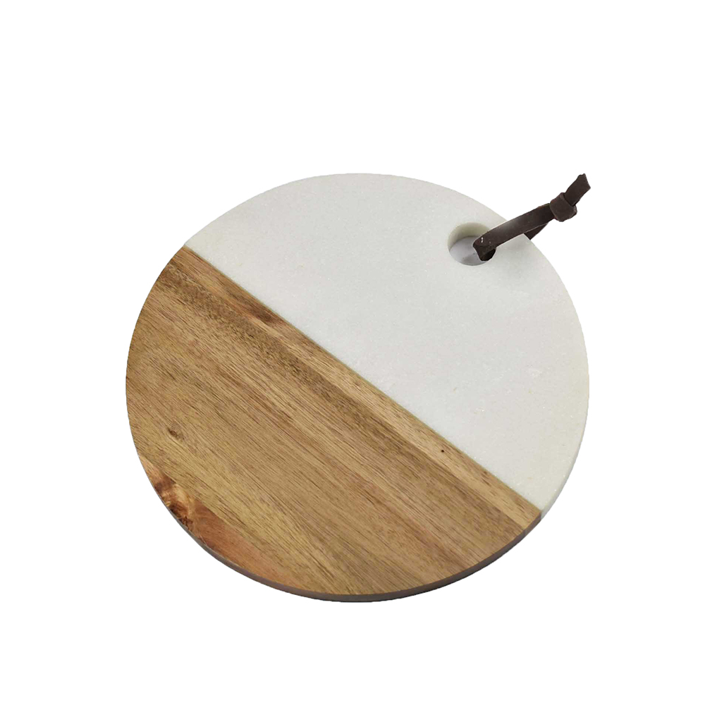 016310-H5HsQ-first-_1 MACAEL ΔΙΣΚΟΣ ΚΟΠΗΣ 25x25x2cm ΜΑΡΜΑΡΟ ΛΕΥΚΟ ΦΥΣΙΚΟ ΞΥΛΟ 016310 - Image 1