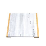 IBIZA ΠΛΑΤΩ ΣΕΡΒΙΡΙΣΜΑΤΟΣ 22x20x2cm ΜΑΡΜΑΡΟ ΛΕΥΚΟ BAMBOO 016313