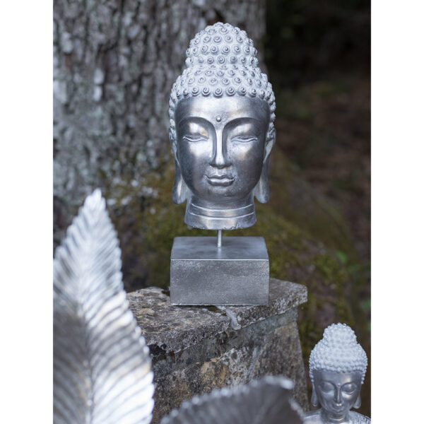 BUDAI ΔΙΑΚΟΣΜΗΤΙΚΟ ΒΟΥΔΑΣ 18x19x42cm POLYRESIN ΑΣΗΜΙ 016370 - Image 5