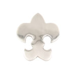 FLEUR DE LIS ΣΟΥΒΕΡ 19x16x2cm ΑΛΟΥΜΙΝΙΟ ΑΣΗΜΙ 016955