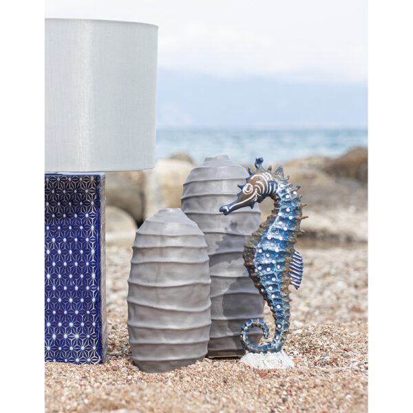 CEMENTO ΒΑΖΟ 13x13x26cm ΚΕΡΑΜΙΚΟ ΓΚΡΙ 017154 - Image 3