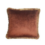 TRES ΔΙΑΚΟΣΜΗΤΙΚΟ ΜΑΞΙΛΑΡΙ 45x45cm ΥΦΑΣΜΑ TERRACOTTA POLYESTER 017174
