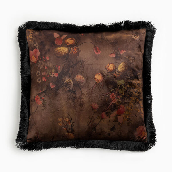 FLORES ΔΙΑΚΟΣΜΗΤΙΚΟ ΜΑΞΙΛΑΡΙ 45x45cm ΥΦΑΣΜΑ ΠΟΛΥΧΡΩΜΟ POLYESTER 017179 - Image 2
