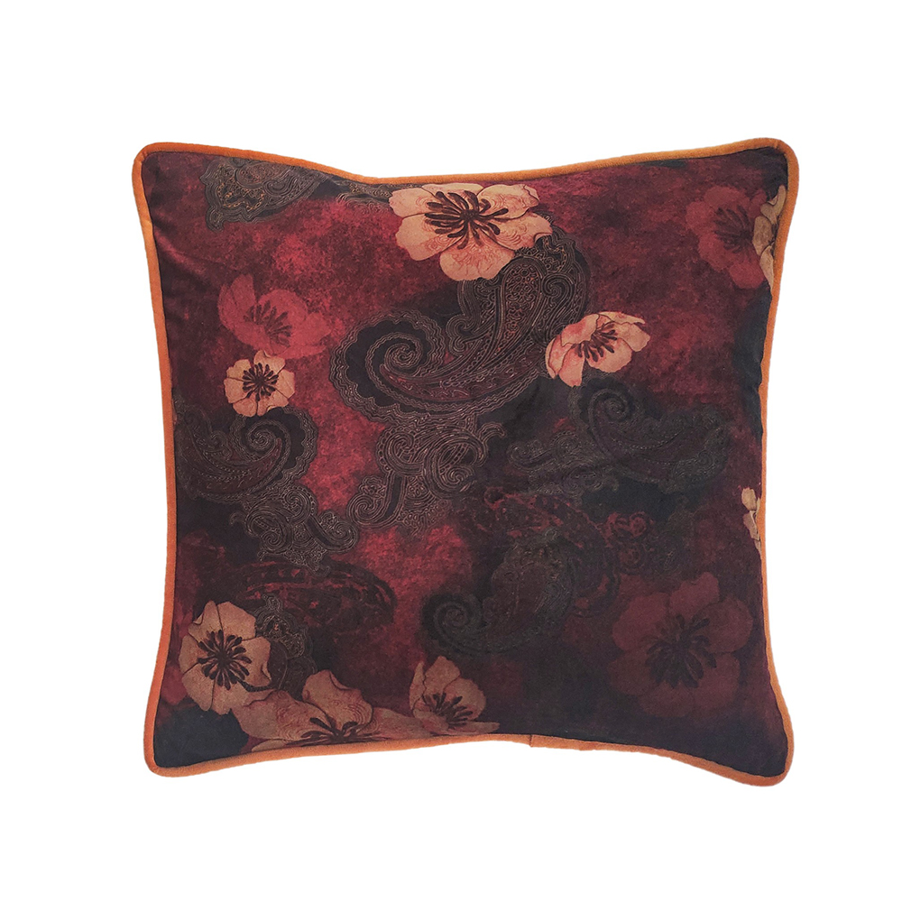 017180-AY4hk-first-_1 FLEUR ΔΙΑΚΟΣΜΗΤΙΚΟ ΜΑΞΙΛΑΡΙ 45x45cm ΥΦΑΣΜΑ ΠΟΛΥΧΡΩΜΟ POLYESTER 017180 - Image 1