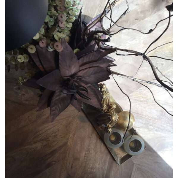 BROWN 2 ΛΟΥΛΟΥΔΙ ΤΕΧΝΗΤΟ 76cm EVA FOAM ΚΑΦΕ 017275 - Image 3