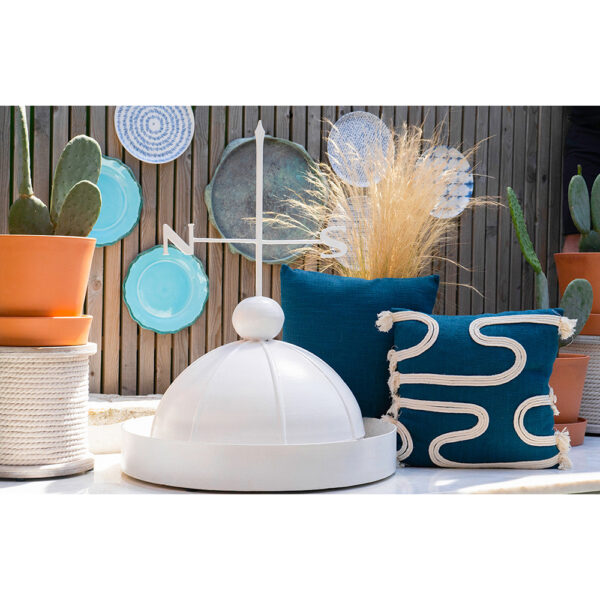 SOLID ΔΙΑΚΟΣΜΗΤΙΚΟ ΜΑΞΙΛΑΡΙ 45x45cm ΥΦΑΣΜΑ ΠΕΤΡΟΛ 017323 - Image 2