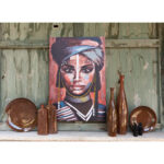 LEI ΒΑΖΟ 12x12x48cm ΚΕΡΑΜΙΚΟ TERRACOTTA 017396 - Image 2