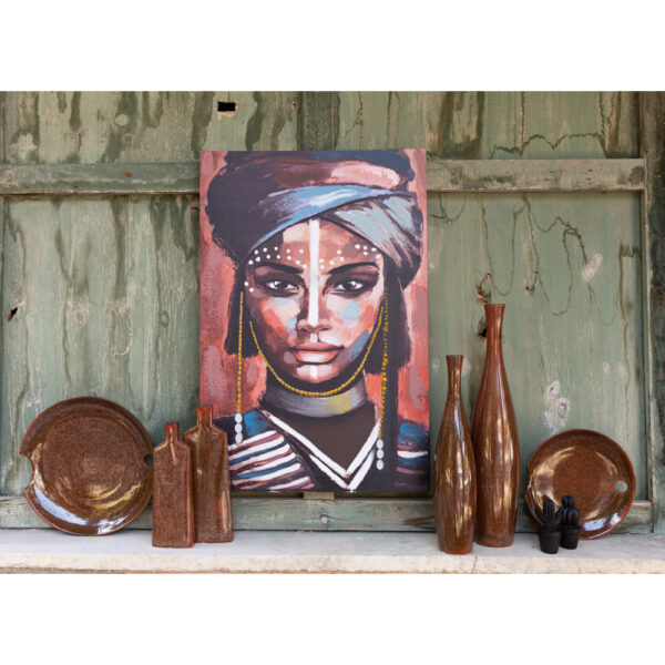 ROND ΠΙΑΤΕΛΑ ΔΙΑΚΟΣΜΗΣΗΣ 30x30x5cm ΚΕΡΑΜΙΚΟ TERRACOTTA 017400 - Image 2