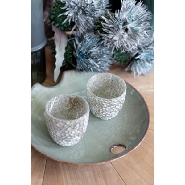 ROND ΠΙΑΤΕΛΑ ΔΙΑΚΟΣΜΗΣΗΣ 38x38x5cm ΚΕΡΑΜΙΚΟ ΜΕΝΤΑ 017405 - Image 2