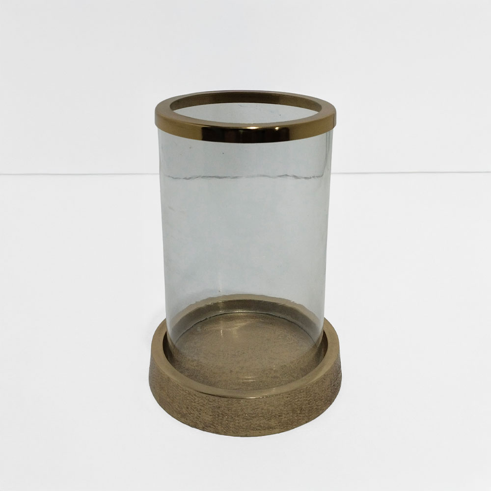 017600-8RkJP-first-_1 TITUL ΒΑΣΗ ΡΕΣΩ 16x16x22cm ΑΛΟΥΜΙΝΙΟ ΧΡΥΣΟ ΓΥΑΛΙ 017600 - Image 1