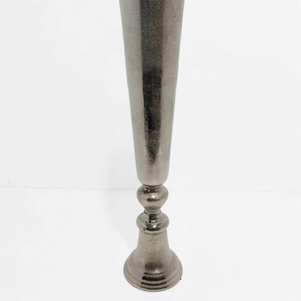FLORES ΒΑΖΟ 20x20x71cm ΑΛΟΥΜΙΝΙΟ ΑΣΗΜΙ 017639 - Image 3