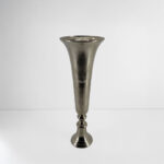 FLORES ΒΑΖΟ 19x19x55cm ΑΛΟΥΜΙΝΙΟ ΑΣΗΜΙ 017640