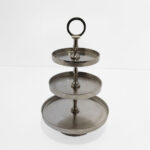 SERVIR ΟΡΝΤΕΒΙΕΡΑ 3 ΕΠΙΠΕΔΑ 22x22x36cm ΑΛΟΥΜΙΝΙΟ ΑΣΗΜΙ 017651