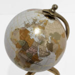 GLOBUS ΔΙΑΚΟΣΜΗΤΙΚΟ ΥΔΡΟΓΕΙΟΣ 15x15x41cm ΑΛΟΥΜΙΝΙΟ ΧΡΥΣΟ ΛΕΥΚΟ ΠΛΑΣΤΙΚΟ 017654 - Image 2