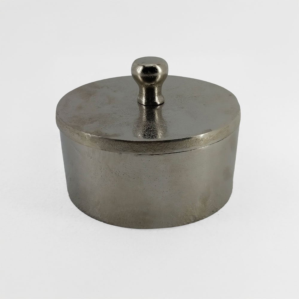 017659-eWyL8-first-_1 BOITE ΚΟΥΤΙ ΑΠΟΘΗΚΕΥΣΗΣ 14x14x10cm ΑΛΟΥΜΙΝΙΟ ΑΣΗΜΙ 017659 - Image 1