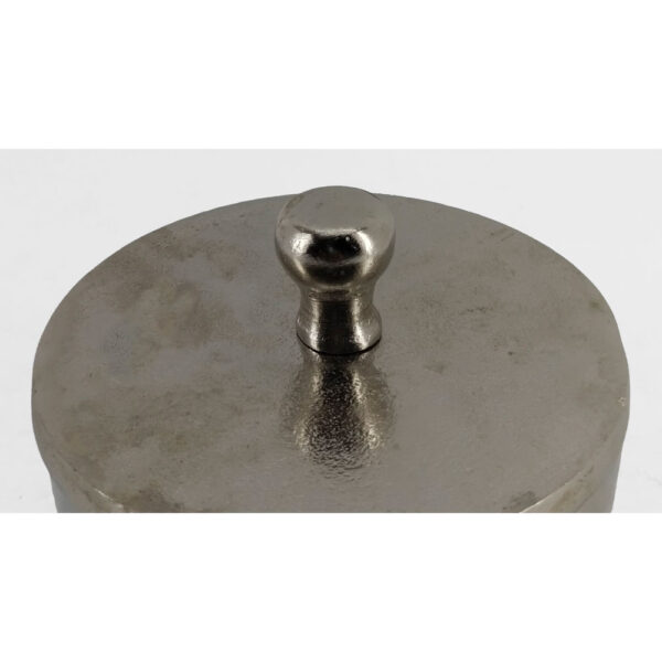 BOITE ΚΟΥΤΙ ΑΠΟΘΗΚΕΥΣΗΣ 14x14x10cm ΑΛΟΥΜΙΝΙΟ ΑΣΗΜΙ 017659 - Image 2
