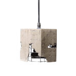 GRID 1 ΦΩΤΙΣΤΙΚΟ ΟΡΟΦΗΣ 13x13x13cm ΤΣΙΜΕΝΤΟ ΜΕΤΑΛΛΟ 017670
