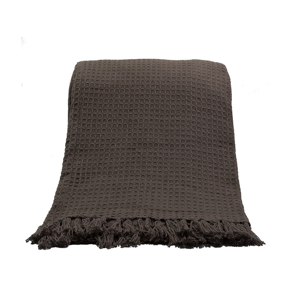 017699-QTs7E-first-_1 PIQUE ΡΙΧΤΑΡΙ ΔΙΑΚΟΣΜΗΤΙΚΟ 180x240cm ΒΑΜΒΑΚΙ MOCHA POLYESTER 017699 - Image 1