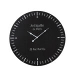 ZEIT ΡΟΛΟΪ ΤΟΙΧΟΥ 60x60x5cm MDF ΜΑΥΡΟ 017894