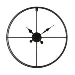 TEMPUS ΡΟΛΟΪ ΤΟΙΧΟΥ 60x60x7cm ΜΕΤΑΛΛΟ ΜΑΥΡΟ 017896