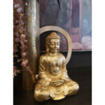 ADOM ΔΙΑΚΟΣΜΗΤΙΚΟ ΒΟΥΔΑΣ 25x17x35cm POLYRESIN ΧΡΥΣΟ 017930 - Image 3