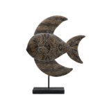 GOURAMI ΔΙΑΚΟΣΜΗΤΙΚΟ ΨΑΡΙ 26x6x33cm POLYRESIN ΚΑΦΕ 018004