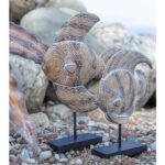 GOURAMI ΔΙΑΚΟΣΜΗΤΙΚΟ ΨΑΡΙ 19x6x25cm POLYRESIN ΚΑΦΕ 018005 - Image 2