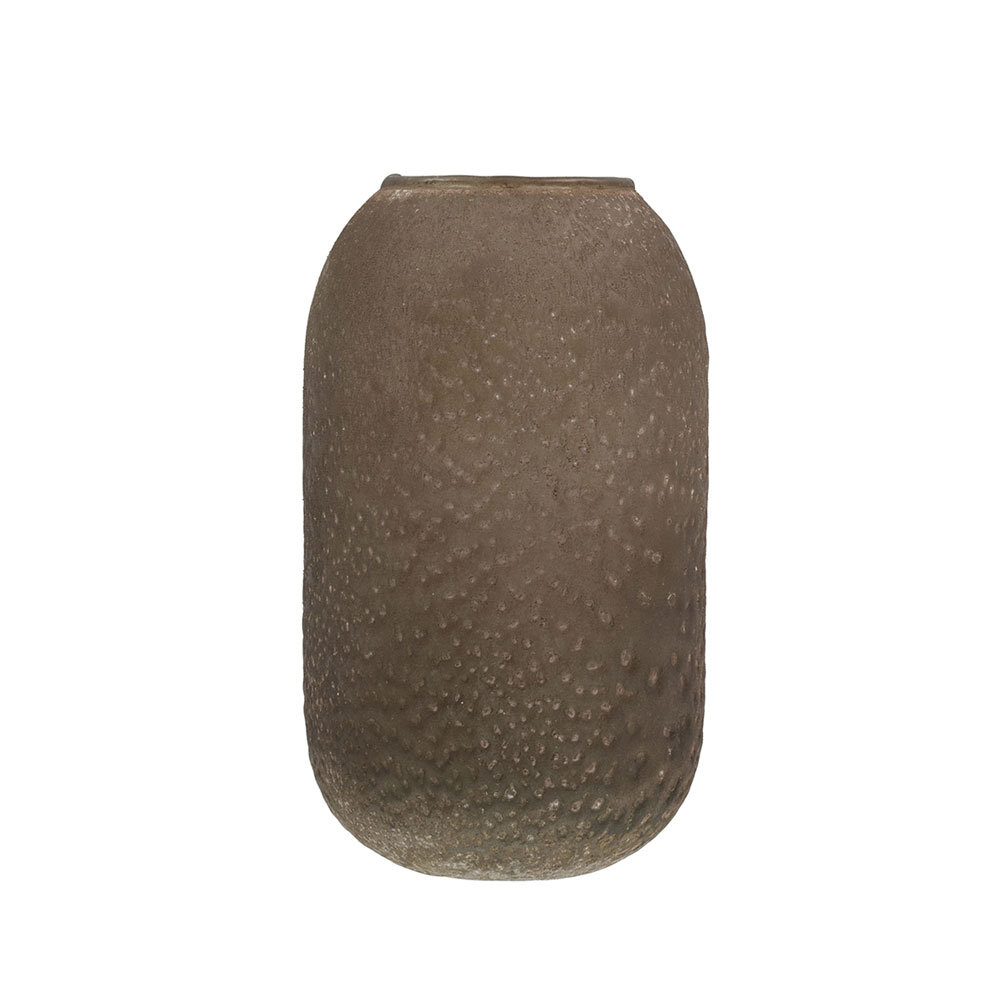 018141-dc3rm-first- MELI ΒΑΖΟ 11x11x19cm ΓΥΑΛΙ MUD 018141 - Image 1