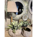 ZEOLITH ΒΑΣΗ ΡΕΣΩ 15x15x13cm ΓΥΑΛΙ ΜΕΛΙ ΧΡΥΣΟ 018151 - Image 2