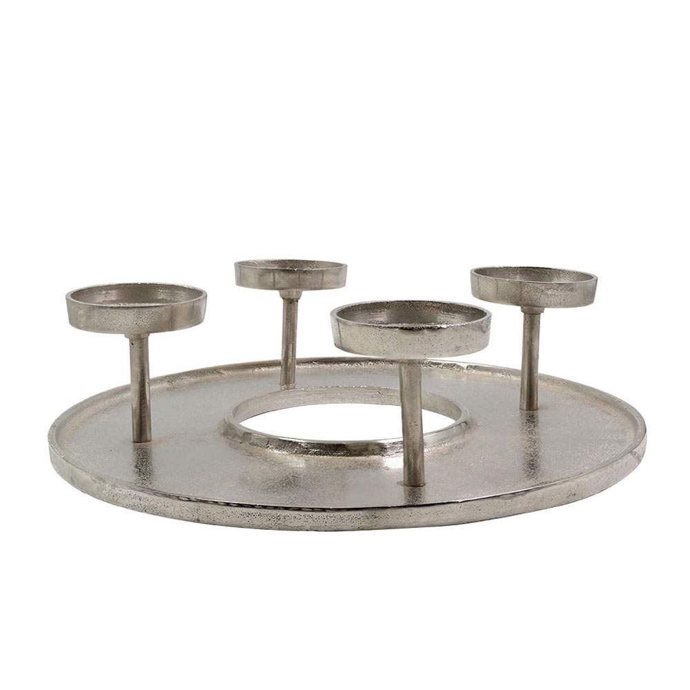 018246-niVmv-first-_1 REDON ΒΑΣΗ ΡΕΣΩ 42x42x11cm ΑΛΟΥΜΙΝΙΟ ΑΣΗΜΙ 018246 - Image 1