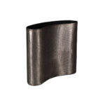 MARGO ΒΑΖΟ 29x10x29cm ΑΛΟΥΜΙΝΙΟ SMOKE BLACK 018418