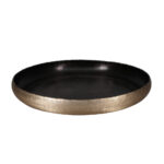 MARGO 2 ΜΠΩΛ ΔΙΑΚΟΣΜΗΣΗΣ 44x44x6cm ΑΛΟΥΜΙΝΙΟ ΧΡΥΣΟ SMOKE BLACK 018421