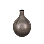 VERGE 1 ΒΑΖΟ 21x21x28cm ΑΛΟΥΜΙΝΙΟ SMOKE BLACK 018429